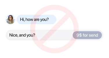 Chat without payment